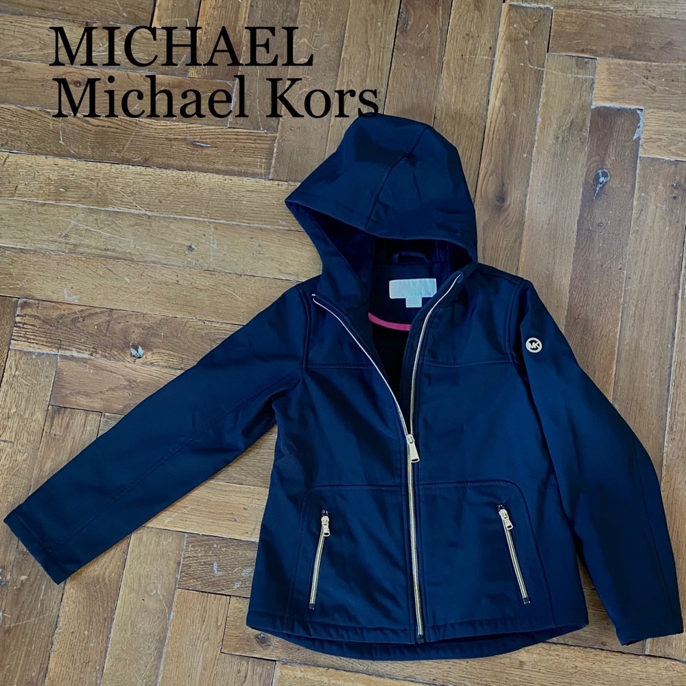 MICHAEL Michael Kors girls black lined jacket
